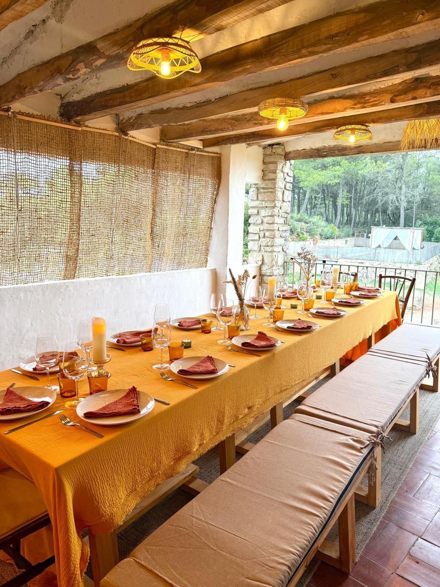 Masia Aubareda San Martín de Tous Extérieur photo